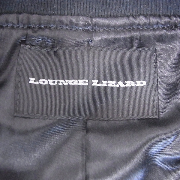 実際に弊社で買取させて頂いたLOUNGELIZARD/ラウンジリザード NYLON TWILL STADIUM BLOUSON/スタジャン/2 の画像 2枚目