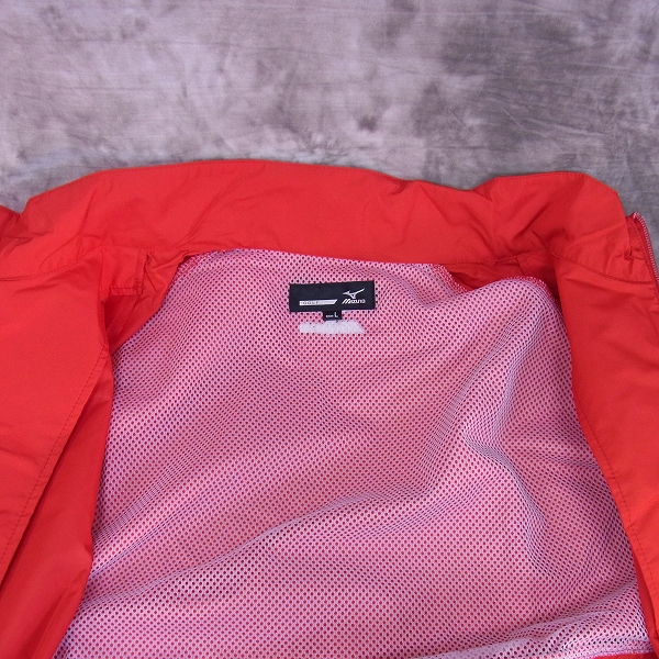 実際に弊社で買取させて頂いた【未使用】MIZUNO/ミズノ ゴルフウェア アウタージャージ レッド/Lの画像 5枚目