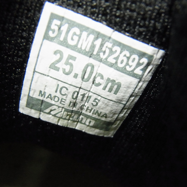 実際に弊社で買取させて頂いたMIZUNO/ミズノ ゴルフシューズ ネクスライト 002ボア ダイヤル式/51GM152692/ホワイト×イエロー/25.0cm/3Eの画像 5枚目