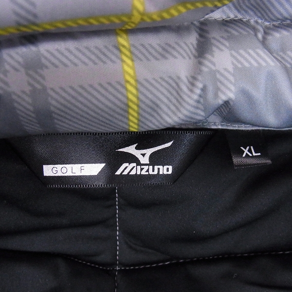 実際に弊社で買取させて頂いた【未使用】MIZUNO/ミズノ ゴルフウェア 中綿ブルゾン チェック柄 ムーブウォーマー グレー/XLの画像 2枚目