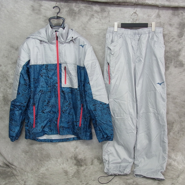 実際に弊社で買取させて頂いたMIZUNO/ミズノ ゴルフウェア アウタージャージセットアップ シルバー/XL