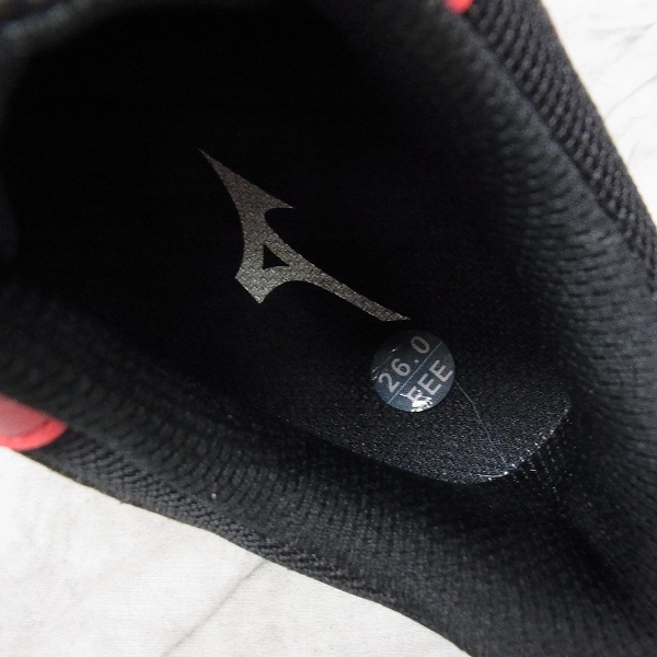 実際に弊社で買取させて頂いたMIZUNO/ミズノ ゴルフシューズ ネクスライト 002ボア ダイヤル式/51GM152662/レッド×ブラック/26.0cm/3Eの画像 4枚目