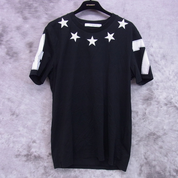 実際に弊社で買取させて頂いたGIVENCHY/ジバンシィ 16AW スターパッチ カットソー/半袖Tシャツ ブラック/S
