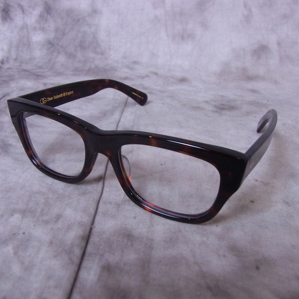 実際に弊社で買取させて頂いたOliver Goldsmith/オリバー ゴールドスミス VICE CONSUL-s Dark Tortoiseshell 眼鏡/メガネフレーム