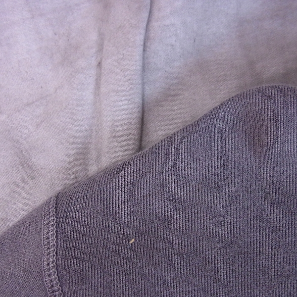 実際に弊社で買取させて頂いたM/エム×wjk/ダブルジェーケー ビンテージ/ダメージ加工 カンガルーポケット プルオーバーパーカー Lの画像 4枚目