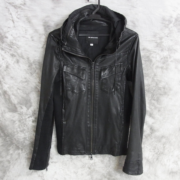 実際に弊社で買取させて頂いたBUFFALO BOBS/バッファローボブズ ラムレザー パーカー MFB816/2