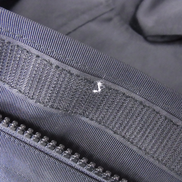 実際に弊社で買取させて頂いたEDIFICE/エディフィス ナイロンZIPアップジャケット ブラック Mの画像 5枚目