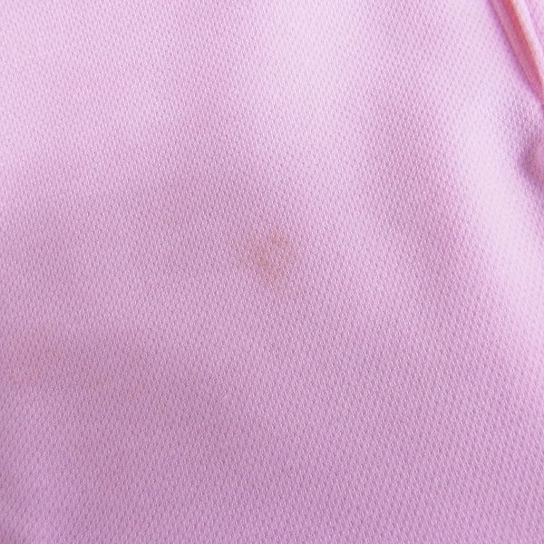 実際に弊社で買取させて頂いた【未使用】MIZUNO/ミズノ ゴルフウェア THE OPEN 長袖ポロシャツ ピンク/Lの画像 5枚目