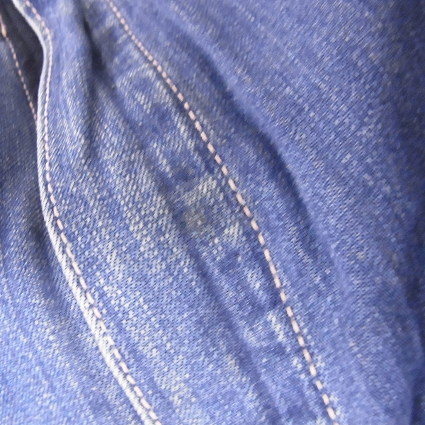 実際に弊社で買取させて頂いたBLUE BLUE/ブルーブルー デニムつなぎ/オールインワン/4/XLの画像 7枚目