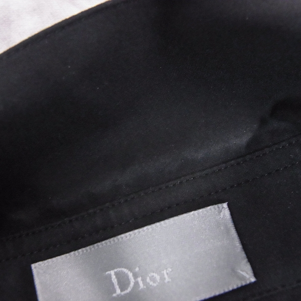 実際に弊社で買取させて頂いたDIOR HOMME/ディオールオム 17AW BEEジュエリー刺繍シャツ/37の画像 4枚目