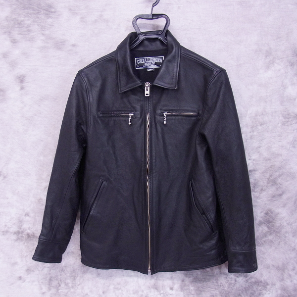 実際に弊社で買取させて頂いたCHALLENGER/チャレンジャー 16AW LEATHER CAR JACKET/レザージャケット L