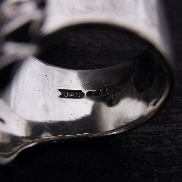 実際に弊社で買取させて頂いた【ギャラ付】CRAZY PIG/クレイジーピッグ SCARAB RING/スカラベ リング #879/19号の画像 6枚目