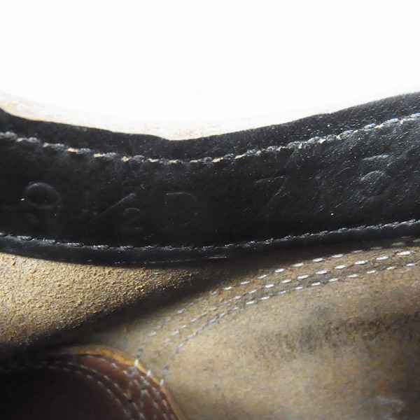 実際に弊社で買取させて頂いたWHITE'S BOOTS/ホワイツブーツ OXFORD/オックスフォード BLK CALF /9.5の画像 5枚目