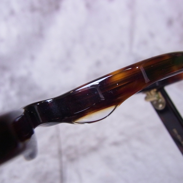 実際に弊社で買取させて頂いたOliver Goldsmith/オリバー ゴールドスミス VICE CONSUL-s Dark Tortoiseshell 眼鏡/メガネフレームの画像 6枚目