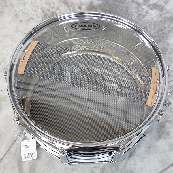 実際に弊社で買取させて頂いた【未使用】Pearl パール STE1465S SensiTone Elite 14"x6.5" スネアドラム の画像 3枚目