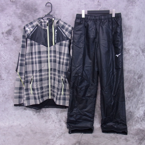 実際に弊社で買取させて頂いたMIZUNO/ミズノ ゴルフウェア チェック柄 アウタージャージセットアップ/XL