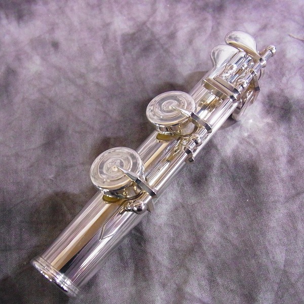 実際に弊社で買取させて頂いた★Pearl Flute/パールフルート Maesta F-9701RE IN-LINE マエスタ Eメカの画像 6枚目