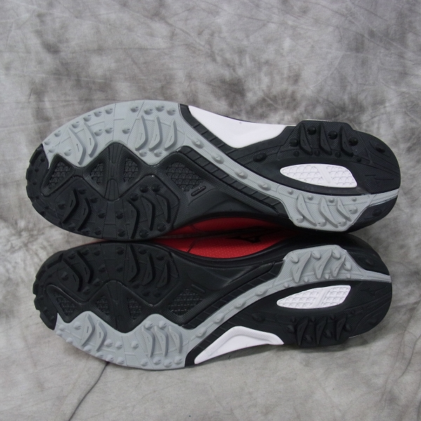 実際に弊社で買取させて頂いたMIZUNO/ミズノ ゴルフシューズ ネクスライト 002ボア ダイヤル式/51GM152662/レッド×ブラック/26.0cm/3Eの画像 2枚目