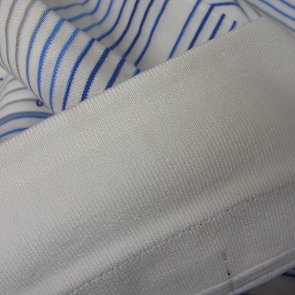 実際に弊社で買取させて頂いた【未使用】MIZUNO/ミズノ ゴルフウェア THE OPEN ボーダー柄 半袖ポロシャツ 4点SET/Lの画像 2枚目