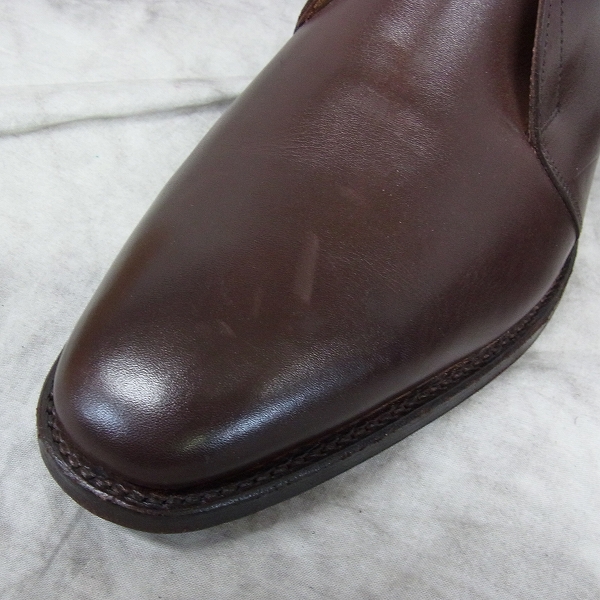 実際に弊社で買取させて頂いたJOHN LOBB/ジョンロブ ROMSEY/ロムゼイ チャッカブーツ ラスト8000 純正シューツリー付き ブラウン/6E の画像 6枚目