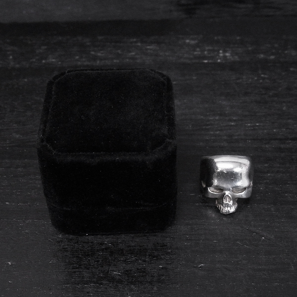 実際に弊社で買取させて頂いたCRAZY PIG DESIGNS/クレイジーピッグ スモールエビルスカル リング 19号の画像 8枚目