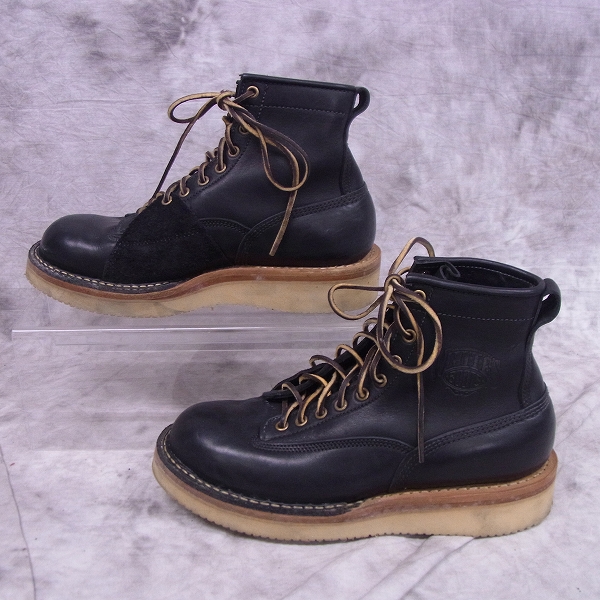 実際に弊社で買取させて頂いたWHITE'S BOOTS/ホワイツブーツ NorthWest/ノースウェスト ビブラムソール/ラインマンパッチ 8.5Eの画像 3枚目