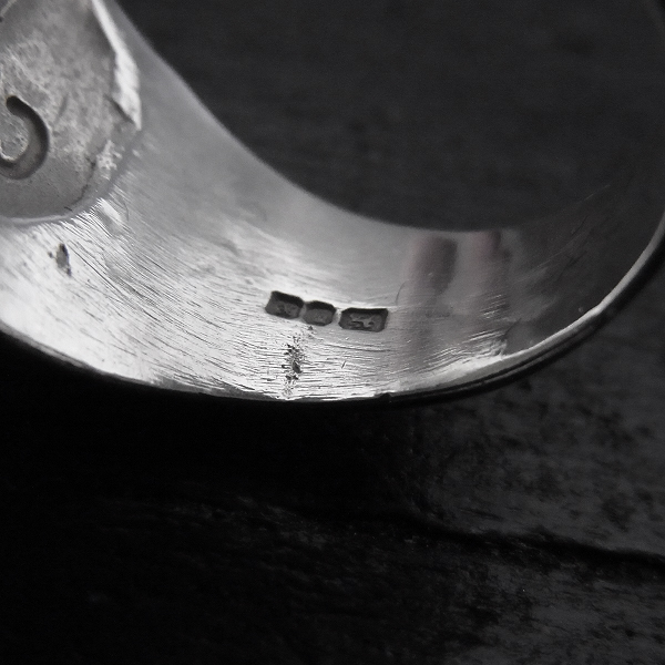 実際に弊社で買取させて頂いたCRAZY PIG DESIGNS/クレイジーピッグ スモールエビルスカル リング 19号の画像 6枚目