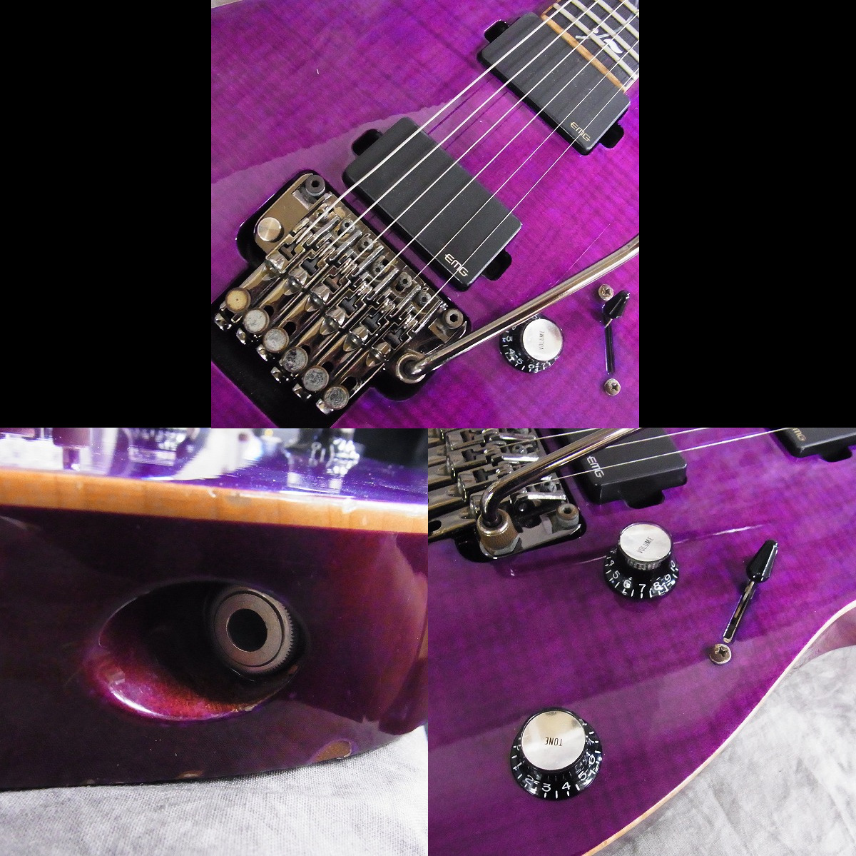 実際に弊社で買取させて頂いた★Ibanez/アイバニーズ j.custom エレキギター RG8520ZE フジゲン製 純正ハードケース付きの画像 4枚目