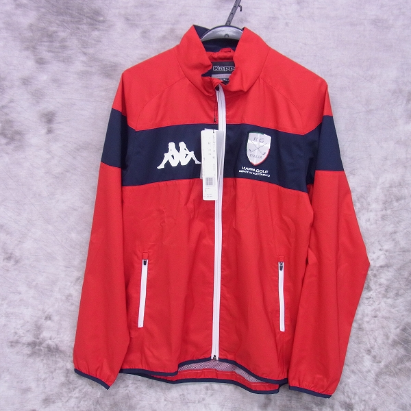 実際に弊社で買取させて頂いた【未使用】Kappa/カッパ ゴルフウェア スマーテック アウタージャージ レッド/L