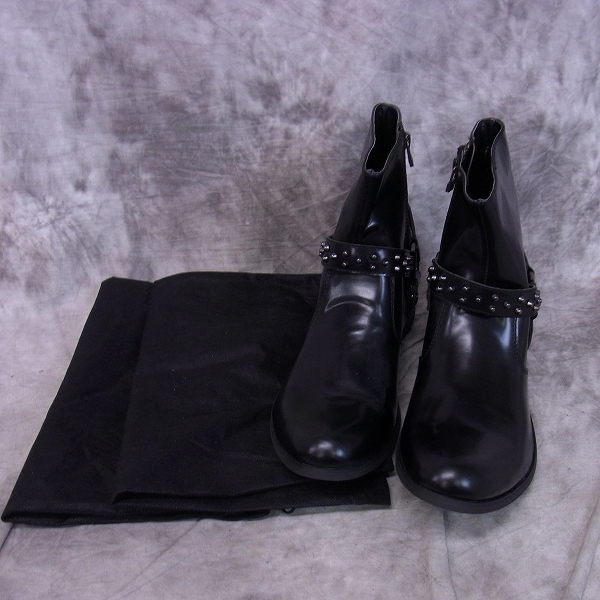 実際に弊社で買取させて頂いたBUFFALOBOBS/バッファローボブズ サイドジップアップ ベルト スタッズ ブーツ/41の画像 8枚目