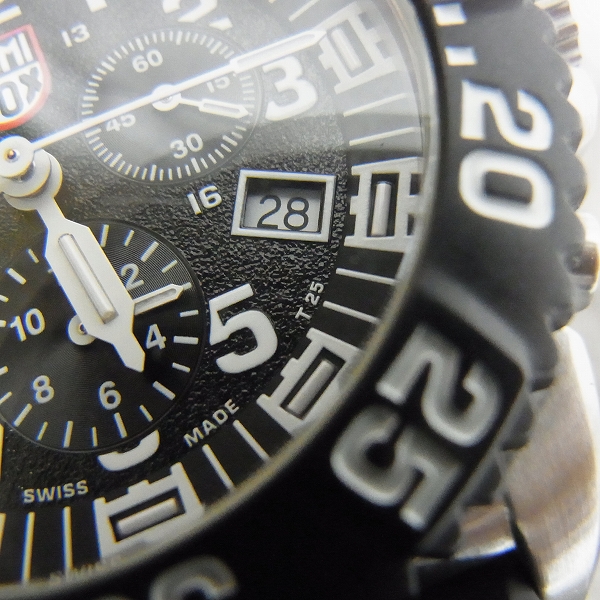 実際に弊社で買取させて頂いたLUMINOX/ルミノックス クロノグラフ 腕時計 ネイビーシールズ 3180 の画像 4枚目