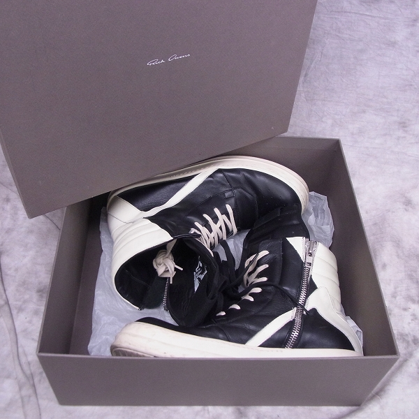 実際に弊社で買取させて頂いたRICK OWENS/リック オウエンス GEOBASKET LEATHER 44の画像 8枚目