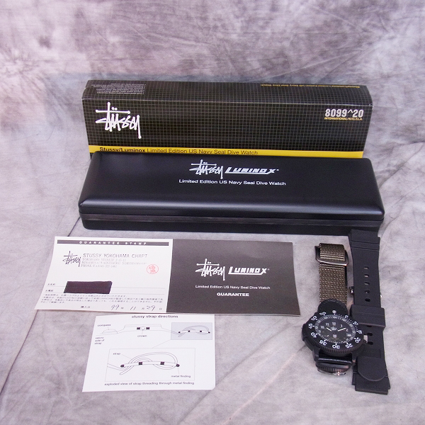実際に弊社で買取させて頂いたLUMINOX×STUSSY/ルミノックス×ステューシー 限定 Navy Seals【動作未確認】の画像 5枚目