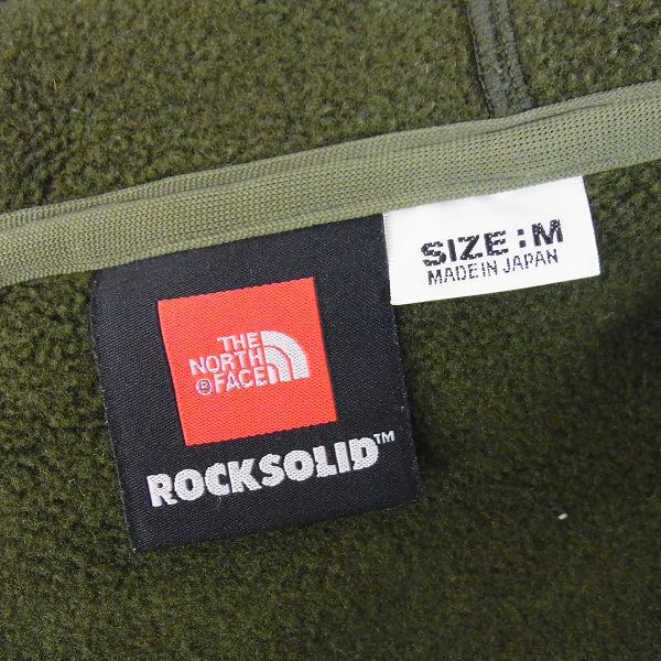 THE NORTH FACE/ノースフェイス ROCK SOLID フリースジャケット Mの