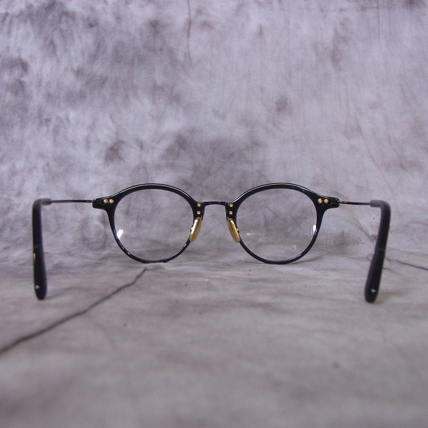 実際に弊社で買取させて頂いたOLIVER GOLDSMITH/オリバーゴールドスミス 眼鏡/メガネフレーム Baker ラウンドの画像 2枚目