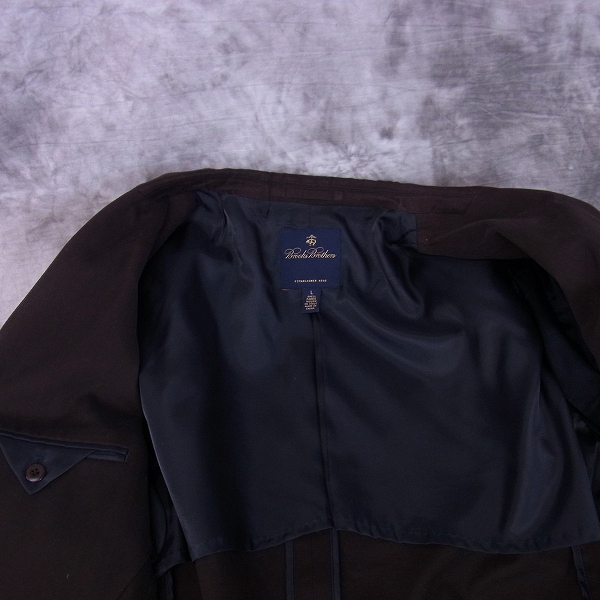 実際に弊社で買取させて頂いたBrooks Brothers/ブルックスブラザーズ コットンジャケット/テーラードジャケット Lの画像 8枚目