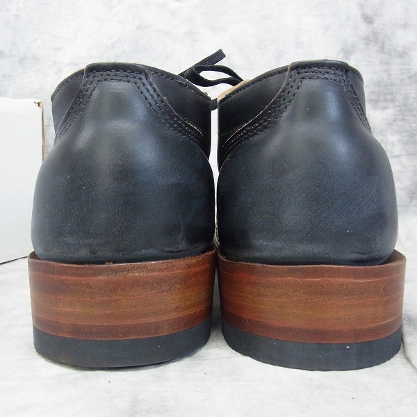 実際に弊社で買取させて頂いたWHITE'S BOOTS/ホワイツブーツ OXFORD/オックスフォード BLK CALF /9.5の画像 1枚目