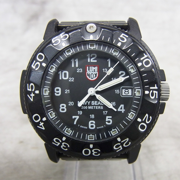実際に弊社で買取させて頂いたLUMINOX/ルミノックス シリーズ3000/腕時計 ブラック