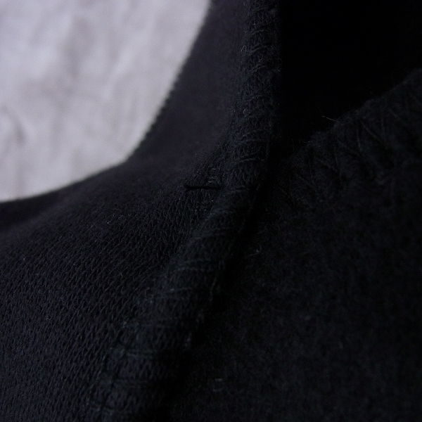 実際に弊社で買取させて頂いたBLACK SCALE/ブラックスケール ジップアップロゴパーカー Lの画像 5枚目