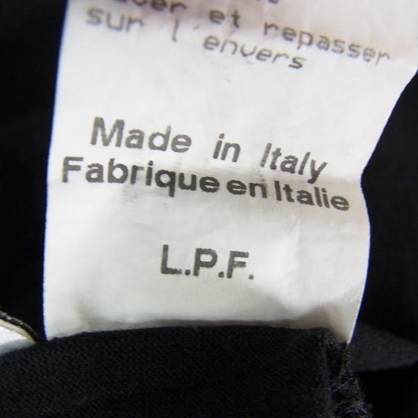 実際に弊社で買取させて頂いた lucien pellat-finet/ルシアンペラフィネ  ボーンギター長袖Tシャツ/Sの画像 4枚目