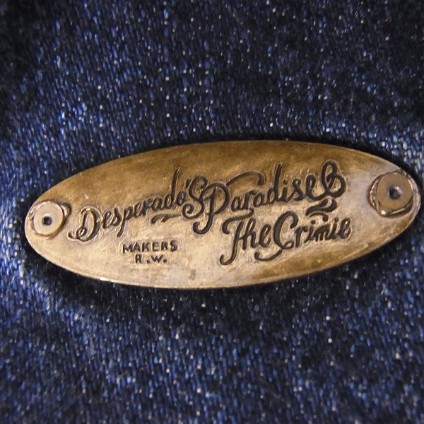 実際に弊社で買取させて頂いたCRIMIE/クライミー 刺繍プリント デニム ベスト Lの画像 5枚目