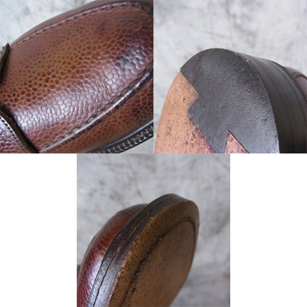 実際に弊社で買取させて頂いたALFRED DUNHILL/アルフレッドダンヒル ASHLEY Uチップ レザーシューズ 6の画像 6枚目