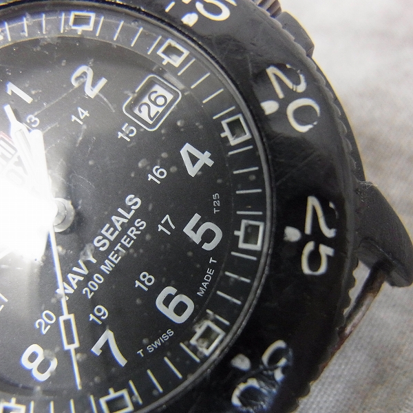 実際に弊社で買取させて頂いたLUMINOX/ルミノックス ネイビーシールズ ダイバーズ 腕時計/ウォッチ 初期 3001【動作未確認】の画像 4枚目