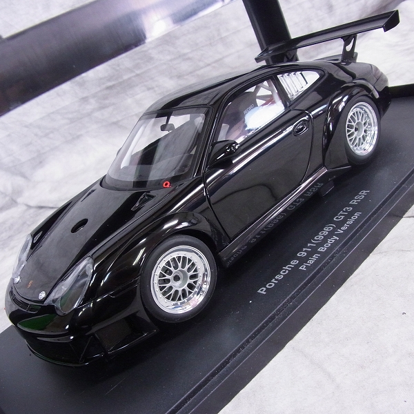 実際に弊社で買取させて頂いたAUTOart/オートアート PORSCHE 911 996 GT3 RSR プレーンボディ ミニカーの画像 1枚目