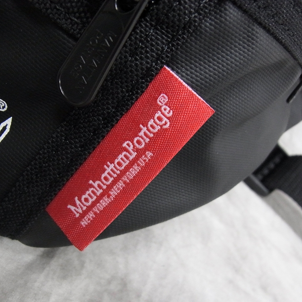 実際に弊社で買取させて頂いたManhattan Portage/マンハッタンポーテージ ウエストバッグ ブラックの画像 6枚目