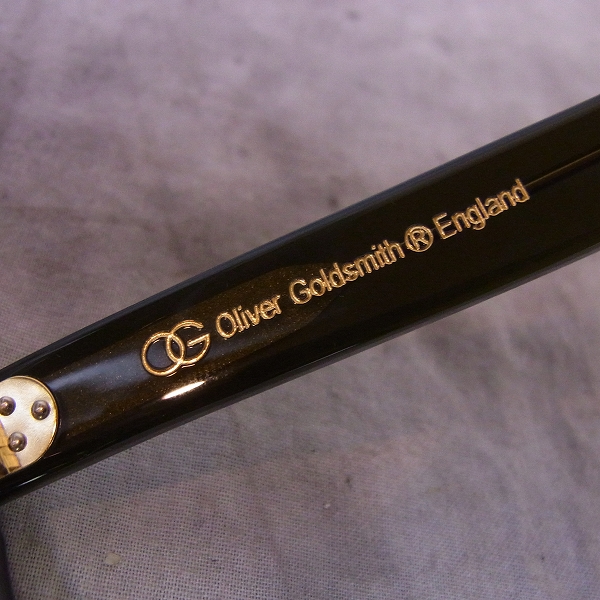実際に弊社で買取させて頂いたOliver Goldsmith/オリバー ゴールドスミス VICE CONSUL-s Forest 眼鏡/メガネフレームの画像 4枚目