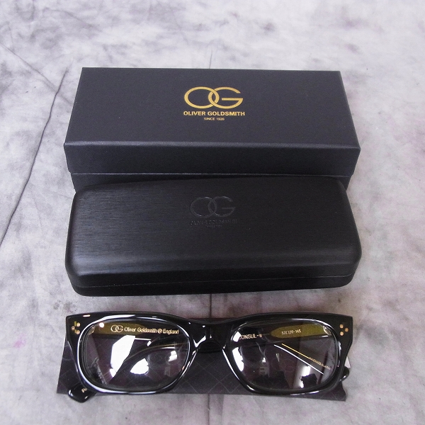 実際に弊社で買取させて頂いたOliver Goldsmith/オリバー ゴールドスミス VICE CONSUL-s Forest 眼鏡/メガネフレームの画像 7枚目