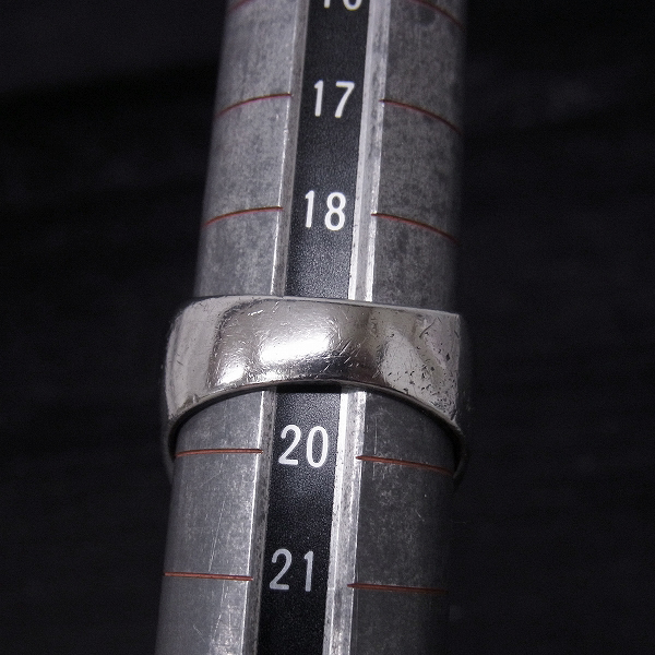 実際に弊社で買取させて頂いたCRAZY PIG DESIGNS/クレイジーピッグ スモールエビルスカル リング 19号の画像 7枚目