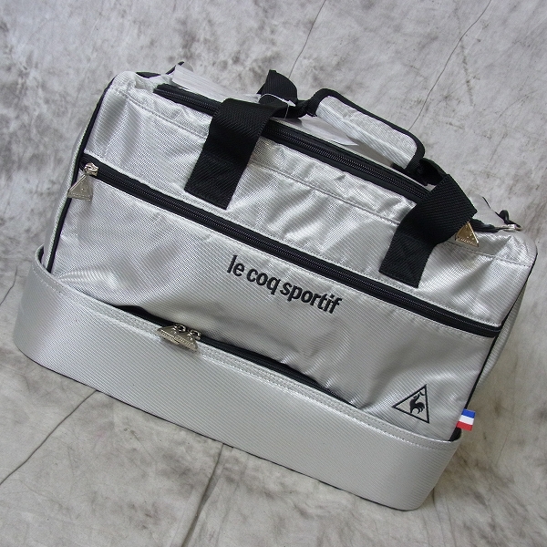実際に弊社で買取させて頂いた【未使用】le coq sportif/ル・コック ボストンバッグ QQ2196 シルバー 