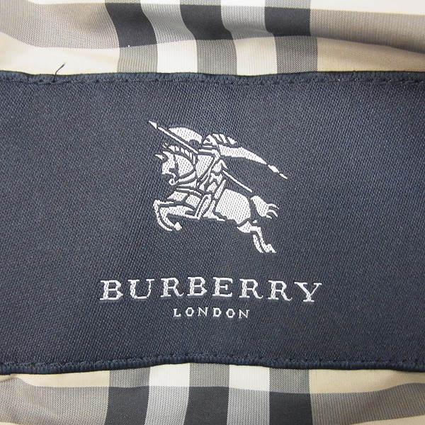 実際に弊社で買取させて頂いた【ネーム入り】BURBERRY/バーバリーロンドン ダウンジャケット ロングコート/LLの画像 5枚目